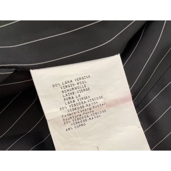 EUC Armani Collezioni Side Bow Wrap Tie Pattern Blazer Jacket 10 Made in Italy - Picture 4 of 11